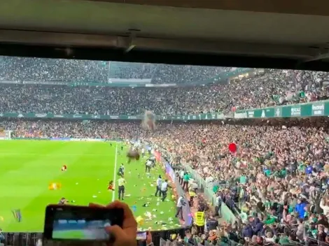 VIDEO | La lluvia de peluches que cayó la cancha del Betis