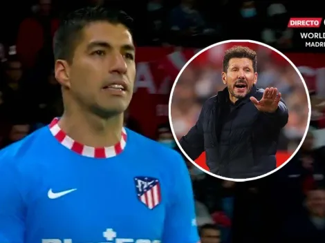 VIDEO | La bronca de Suárez con Simeone: "P... de m... siempre igual"