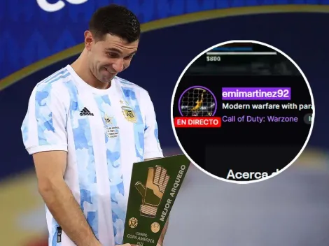 Como el Kun: Dibu Martínez se lanzó a stremear en Twitch