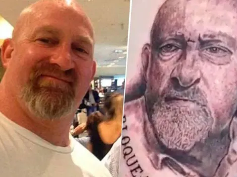 Christian Martin vio un tatuaje de "Bloqueado por bobi" y se volvió loco en Twitter