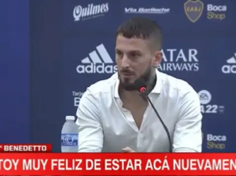 Presentaron oficialmente a Benedetto en Boca: "Quiero disfrutar"