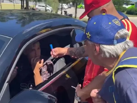 VIDEO | Un hincha de Boca se acercó a Zeballos y le hizo un pedido especial para el Superclásico: "Por favor"