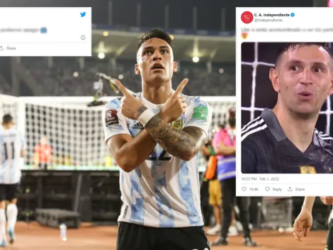 Insólito: el cruce picante entre Racing e Independiente durante el partido de la Selección