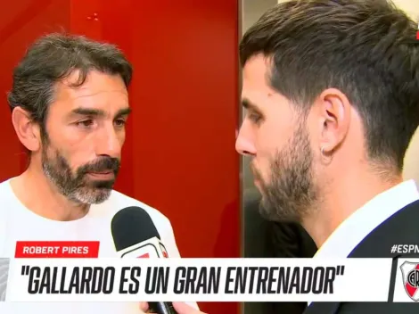 No es Julián: Robert Pires, encantado con un jugador del River de Gallardo