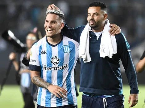 VIDEO | El provocador gesto de Cardona tras el primer gol de Racing que nadie vio