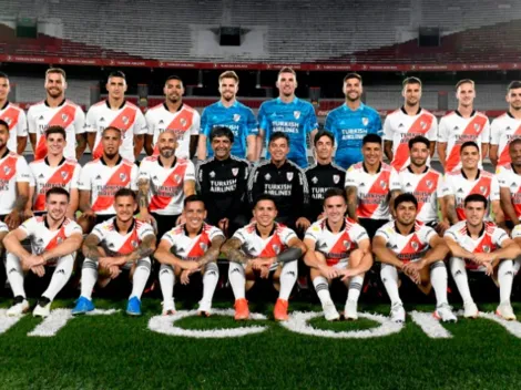 Los 3 ausentes de River en la foto grupal del plantel