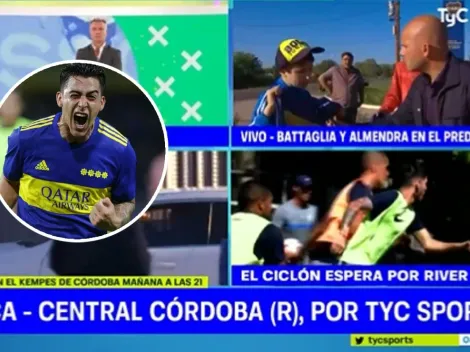 VIDEO | Estallaron de risa: un niño hincha de Boca sorprendió a todos con un insulto a Pavón al aire