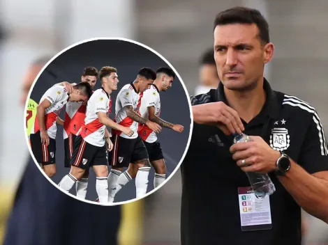 ¿Lo suma a la lista? El jugador de River que Scaloni sigue de cerca