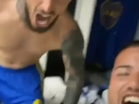 VIDEO | El festejo íntimo de Benedetto y Weigandt que volvió locos a los hinchas de Boca