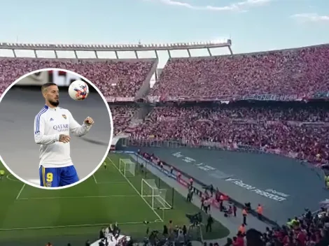 VIDEO | El cantito de los hinchas de River a Benedetto antes del Superclásico