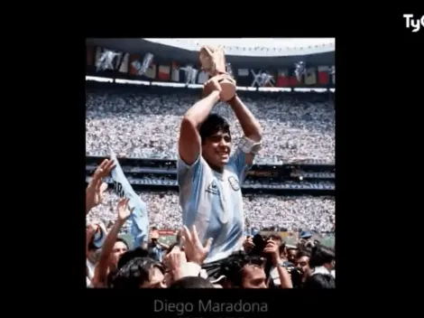 El homenaje de FIFA a Diego en el sorteo del Mundial