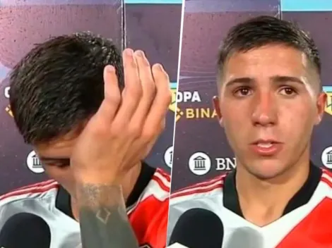 VIDEO | El emotivo llanto de Enzo Fernández en plena entrevista