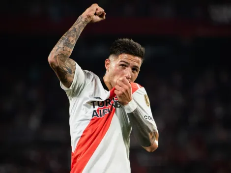 Enzo Fernández fue muy autocrítico tras el triunfo de River: "No hicimos un gran partido"