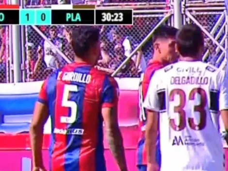 Gordillo y Delgadillo: la foto viral del partido de San Lorenzo - Platense