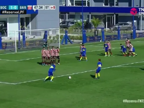 VIDEO | La Reserva de Boca ganó por 2-0 y el segundo fue un golazo de tiro libre