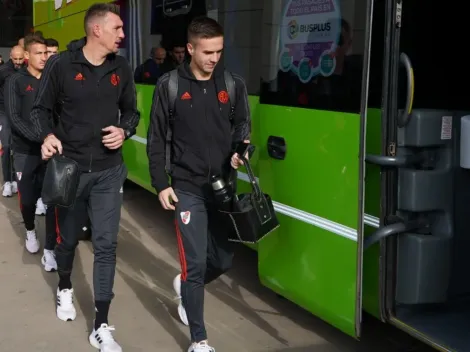 Gallardo volvió a respirar después de un susto que tuvo con dos jugadores de River