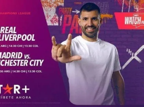 ¿Qué es y cómo ver la Watch Party del Kun Agüero por la Champions League?