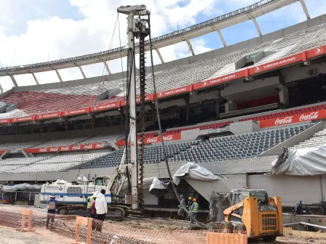 River comenzó la construcción de la nueva platea y sorprendió a todos con las ganancias que generó