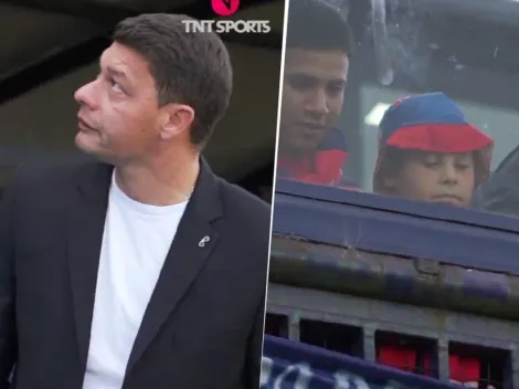VIDEO | La reacción de Battaglia cuando un niño hincha de Tigre lo insultó en la cara