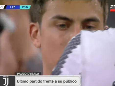 VIDEO | El llanto de Dybala en su último partido con la Juventus