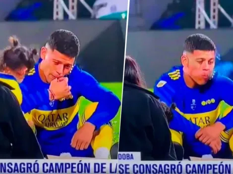 VIDEO | El curioso festejo de Marcos Rojo con... ¡un cigarrillo!