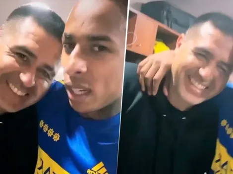 VIDEO | El festejo de Villa y Riquelme en el vestuario de Boca