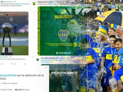 ¿Y los grandes? Los 13 clubes que no saludaron a Boca por el campeonato