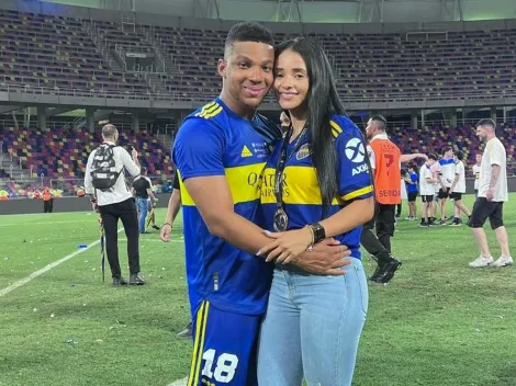 Tras el título de Boca, la esposa de Fabra sorprendió con un fuerte posteo para defender al lateral