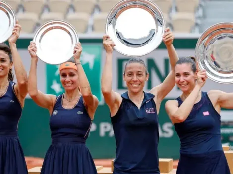 Gusti Fernández, Solana Sierra y Sabatini-Dulko, subcampeones en París