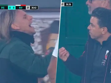 VIDEO | El picante cruce entre Gallardo y Beccacece: "¿Quién sos?"