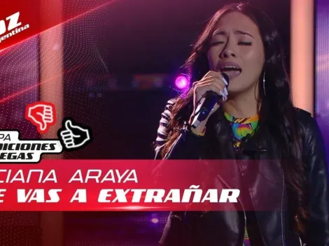 La Voz Argentina | Luciana Araya la rompió con el tema "Me vas a extrañar" en las Audiciones a Ciegas