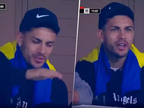 VIDEO | Como un hincha más, Paredes cantó al ritmo de "La 12" en La Bombonera