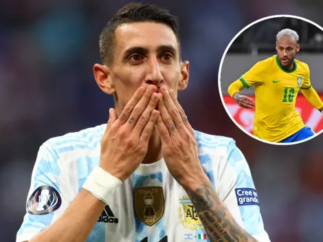 Di María le respondió a Neymar por el picante comentario contra Argentina
