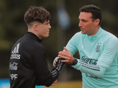 El posteo bien argentino de Garnacho tras su primer torneo con la Selección