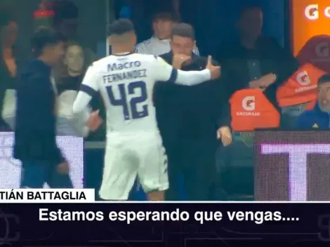 VIDEO | El diálogo entre Battaglia y Equi Fernández: "Estamos esperando que vengas"