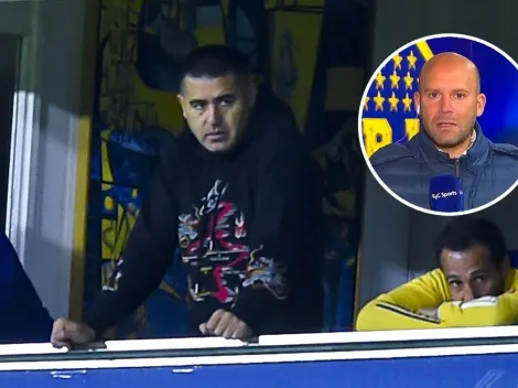 Riquelme estalló contra un periodista por la renovación de Salvio: "El pelado ese que no sé el nombre"