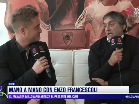 Última noticia: en plena entrevista, Francescoli confirmó otro refuerzo para River