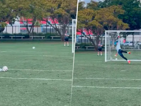 VIDEO | Afiladísimo: la tremenda atajada del Dibu Martínez a Coutinho en el entrenamiento del Aston Villa