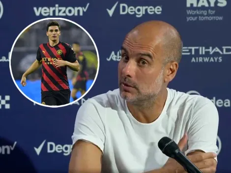 Guardiola, contundente sobre Julián Álvarez tras su debut: "Tenemos la sensación de..."