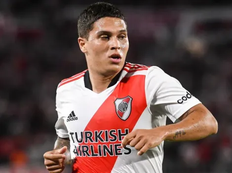 Sin minutos en River, Juanfer Quintero despertó el interés de un grande de Brasil