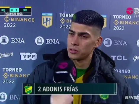 ¿Sigue con bronca? La tajante respuesta de Adonis Frías por la caída de su pase a Boca