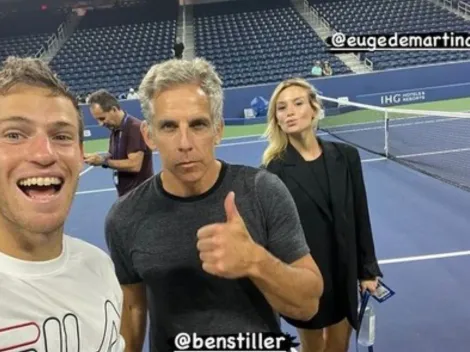 Schwartzman se divirtió con Ben Stiller en la previa a su debut en el US Open