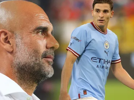 Lo reveló: Guardiola se animó a contar por qué motivo Julián no es titular en el City