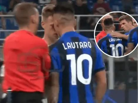 VIDEO | Le negó el saludo: fuerte cara a cara entre Lautaro Martínez y Kimmich