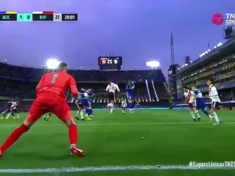 ¡No se vio! La imagen que usan los hinchas de River para quejarse del gol de Boca: "Un choreo más"