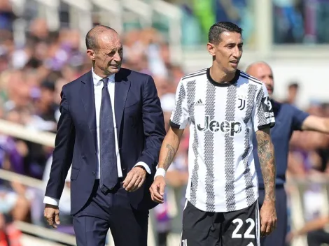 ¿Gesto saca técnico? La reacción de Di María que pone a Allegri en la cuerda floja