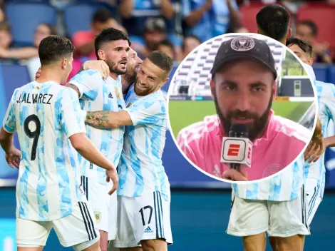 Higuaín eligió a su favorito de la Selección Argentina: "Es mi debilidad"