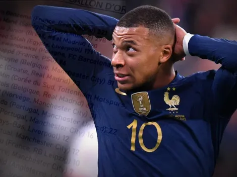 Se filtró la supuesta lista del balón de oro y Mbappé no entra ni en el top 5