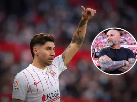 Ya mete mano: la decisión de Sampaoli con Montiel en Sevilla