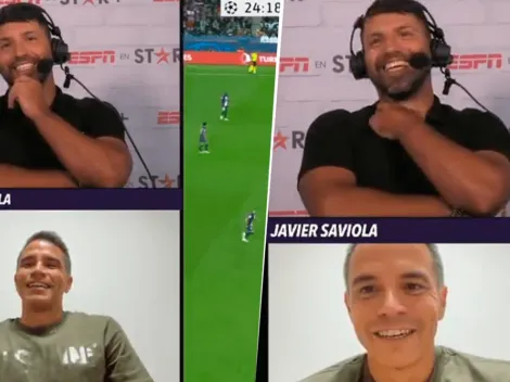 ¿Guiño a River? La confesión de Agüero a Saviola: "De chiquito..."